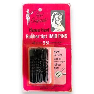 Vintage 60s Glamour Guard Hair Pins Bobby Pins Original Sealed Pkg New Oldstock